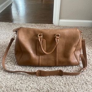 Carmel colored travel bag